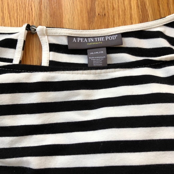 Pea in the Pod Maternity striped shirt - Picture 3 of 3